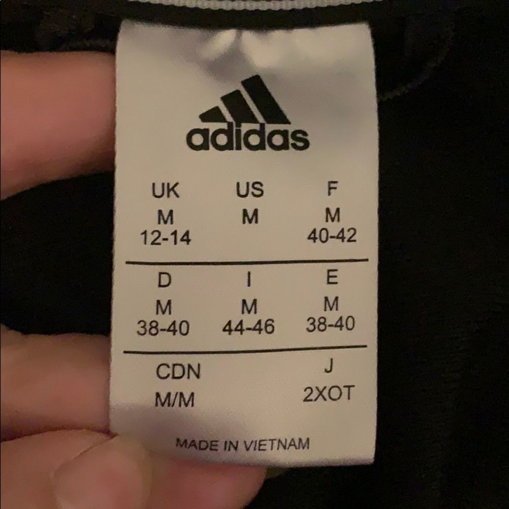 Adidas black polyester men’s track jacket - Picture 7 of 8
